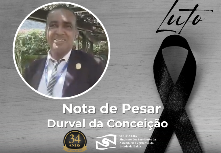 Nota de Falecimento – Durval da Conceição